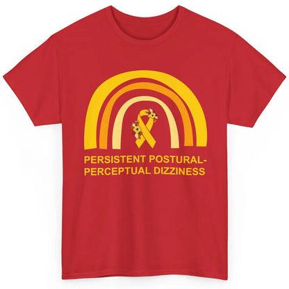 Persistent Postural-perceptual Dizziness PPPD Yellow Rainbow Classic Unisex T-Shirt