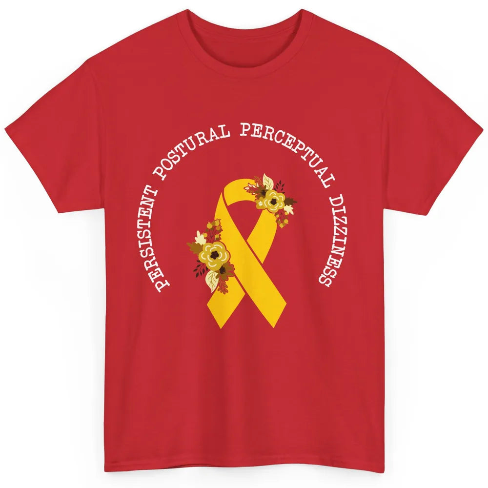 Persistent Postural-perceptual Dizziness PPPD Yellow Ribbon Classic Unisex T-Shirt