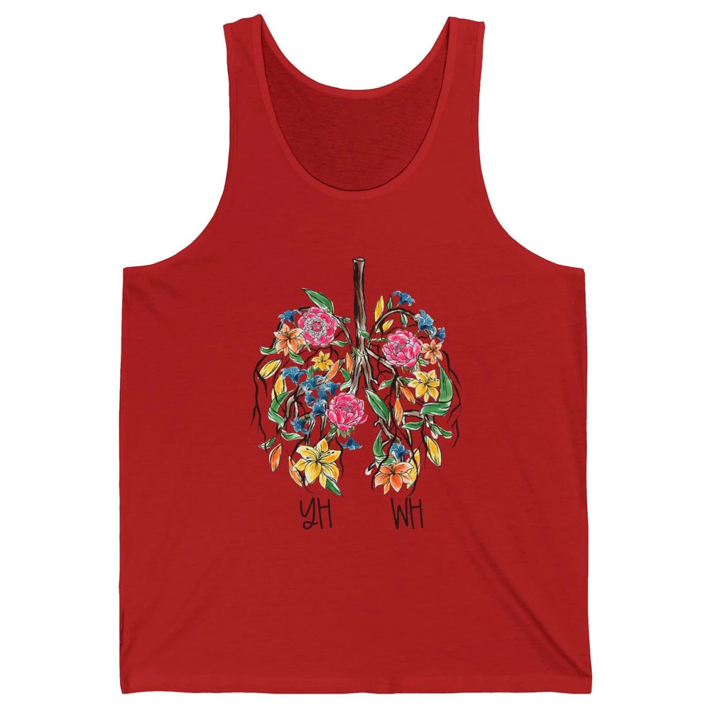 Our Very Breath Speaks His Name YHWH Christian Religious Unisex Jersey Tank