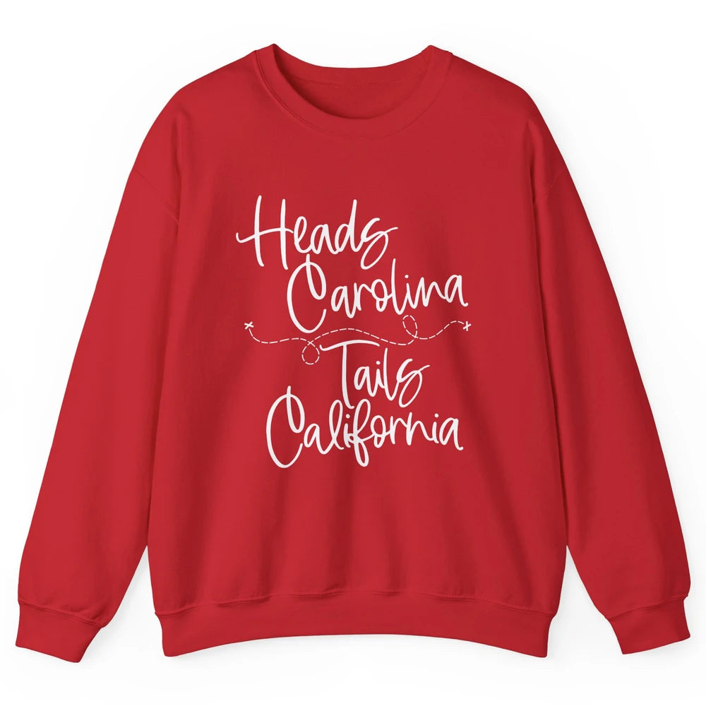 Vintage Heads Carolina Tail California Summer Beach Paradise Unisex Crewneck Sweatshirt