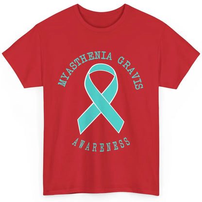 Myasthenia Gravis Awareness Ribbon Neuromuscular Disease Classic Unisex T-Shirt