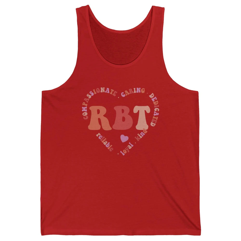 Registered Behavior Technician Valentines RBT Appreciation Unisex Jersey Tank