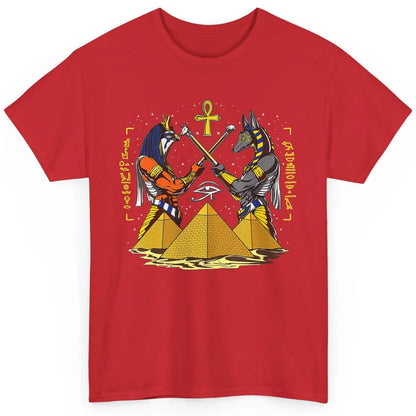 Retro Ancient Egyptian God Anubis Egypt Horus Archaeology Classic Unisex T-Shirt
