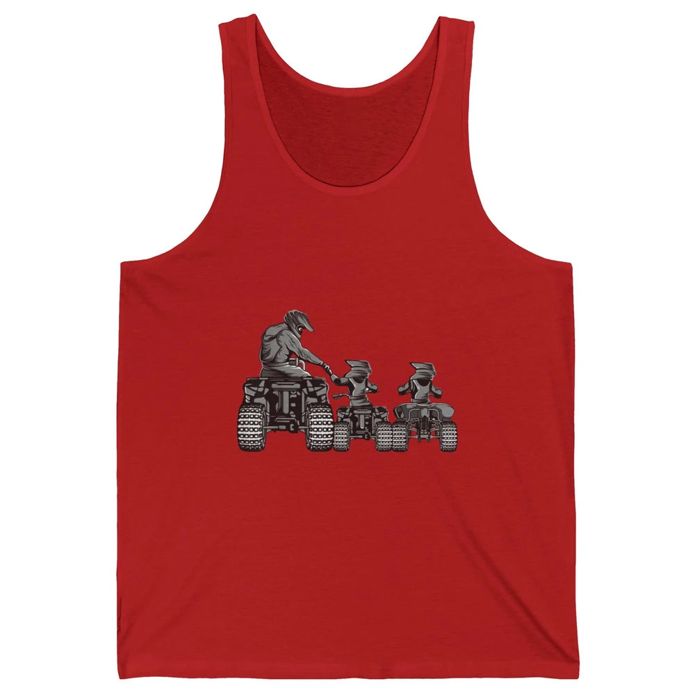 Quad Bike Father And Son Four Wheeler ATV SXS Life Offroad Unisex Jersey Tank
