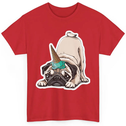 Puppy Pugs Funny Unicorn Pug Dog Lovers Gift Cute Pug Dog Classic Unisex T-Shirt