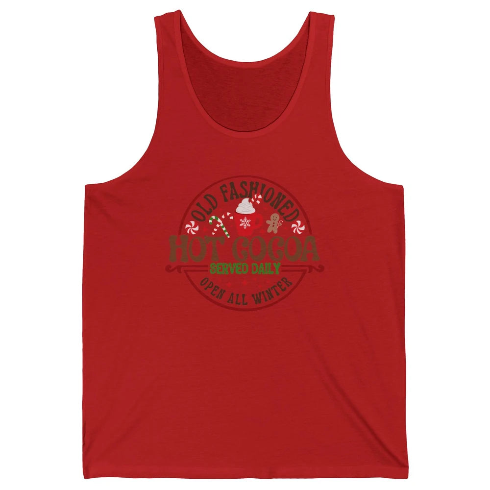 Christmas Gingerbread Hot Cocoa Hot Chocolate Christmas Unisex Jersey Tank