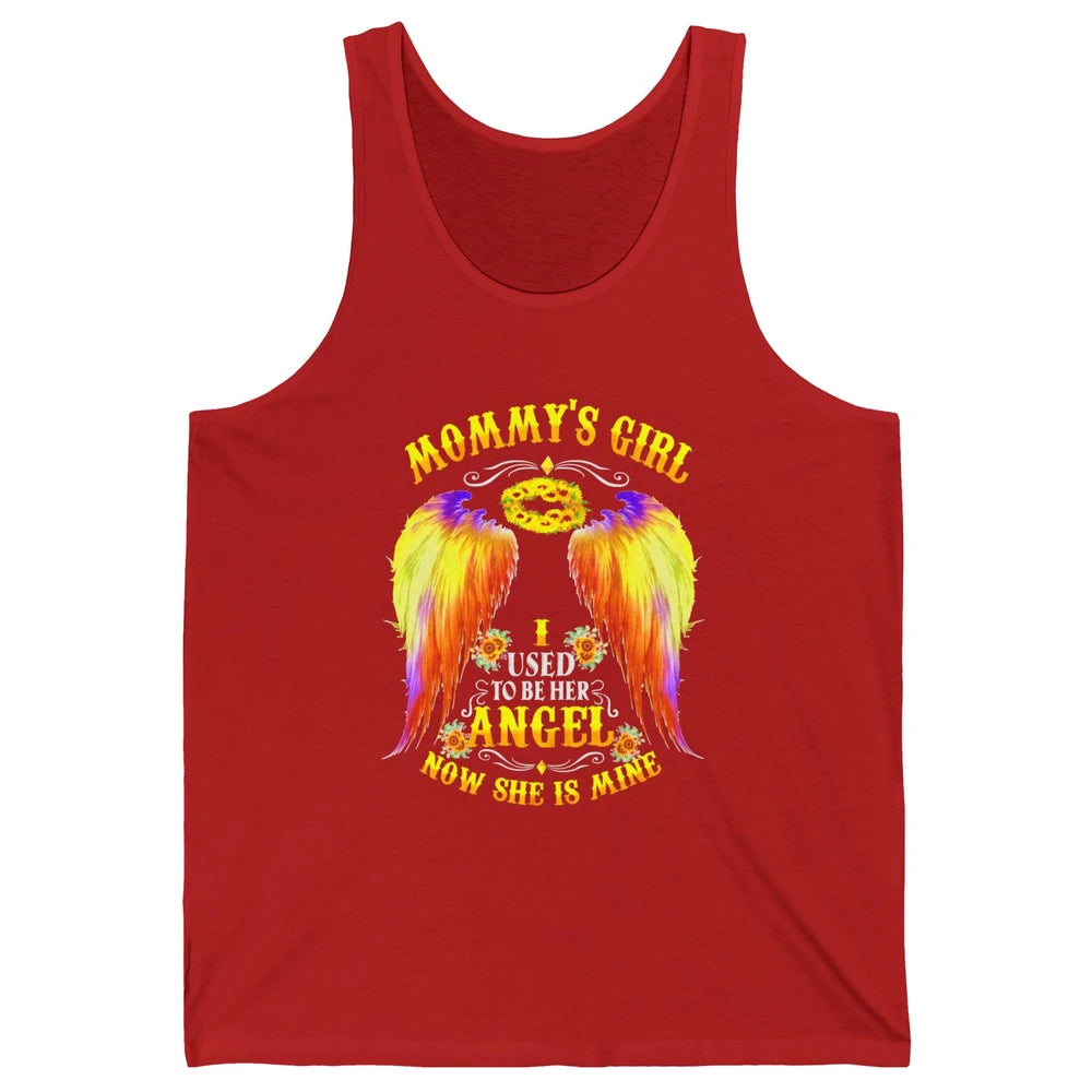 Mommy's Girl I Used To Be Her Angel Now She Is Mine Mom Gift Unisex Jersey Tank