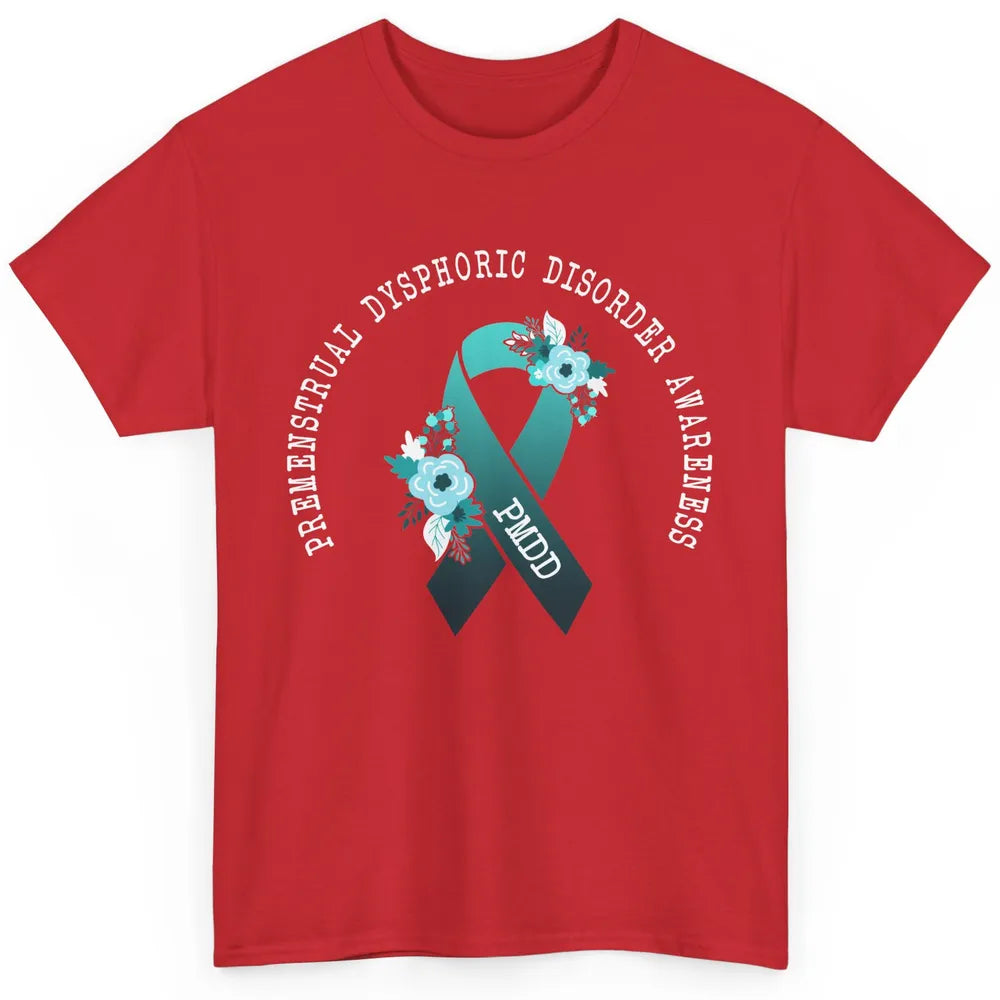 Premenstrual Dysphoric Disorder PMDD Awareness Ribbon Classic Unisex T-Shirt