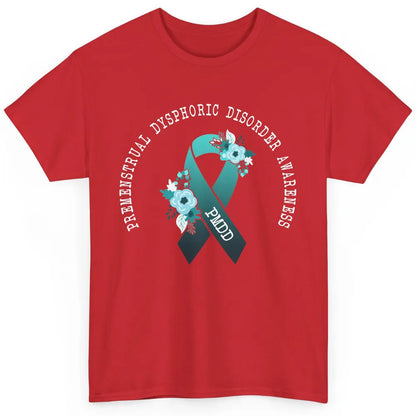 Premenstrual Dysphoric Disorder PMDD Awareness Ribbon Classic Unisex T-Shirt