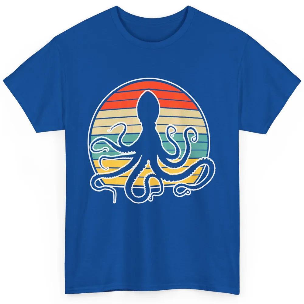Retro Octopus Kraken Ocean Sea Creature Pirate Vintage Humor Classic Unisex T-Shirt