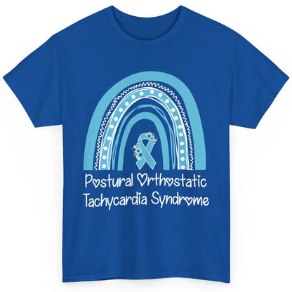 Postural Orthostatic Tachycardia Syndrome Turquoise Rainbow Classic Unisex T-Shirt
