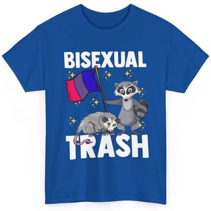 Raccoon LGBT Bisexual Trash Funny Flag Pride Animal Lovers Classic Unisex T-Shirt