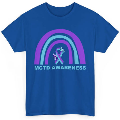 Mixed Connective Tissue Disease Awareness MCTD Floral Ribbon Classic Unisex T-Shirt
