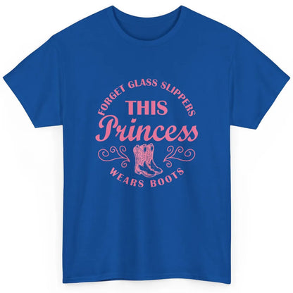 Princess Cowboy Boots Western Country Cowgirl Girls Rodeo Classic Unisex T-Shirt