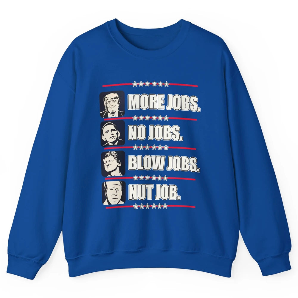 Presidents Vote Trump Anti Biden Obama Clinton Funny Choice Unisex Crewneck Sweatshirt