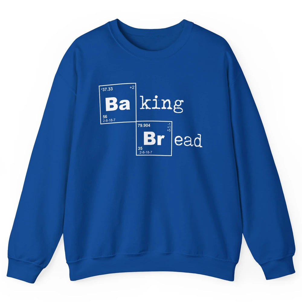 Retro Baking Bread Funny Baking Lovers Gift Bread Bakers Unisex Crewneck Sweatshirt