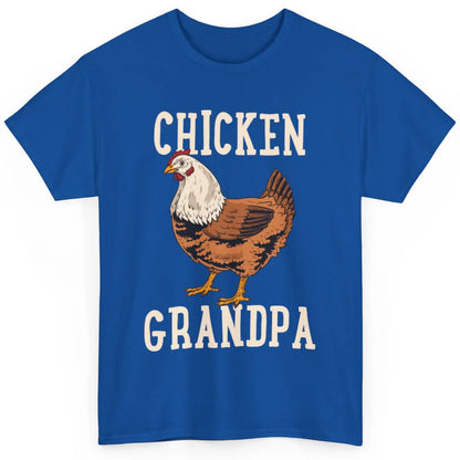 Retro Chicken Grandpa Funny Grandfather Vintage Farm Animal Classic Unisex T-Shirt