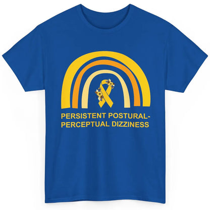 Persistent Postural-perceptual Dizziness PPPD Yellow Rainbow Classic Unisex T-Shirt