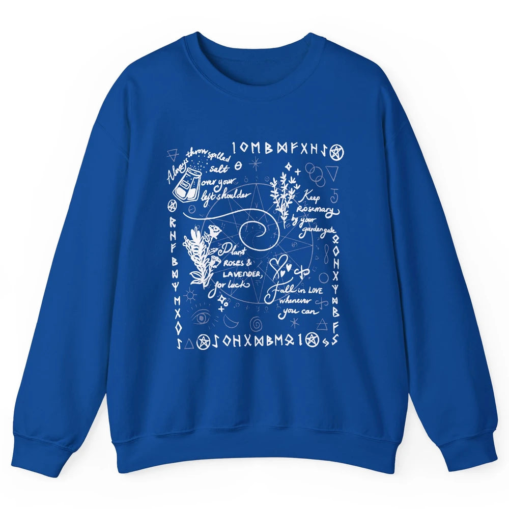 Practical Magic Gardening Card Gardeners Plant Lovers Gift Unisex Crewneck Sweatshirt