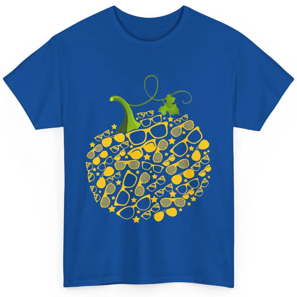 Pumpkin Glasses Optometry Optician Halloween Spooky Season Classic Unisex T-Shirt