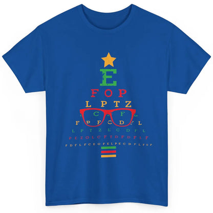 Optician Christmas Funny Xmas Tree Eyeglasses Optometrist Classic Unisex T-Shirt