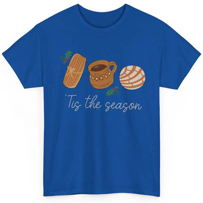 Mexican Christmas Feliz Navidad Concha Tamale Sweet Bread Classic Unisex T-Shirt