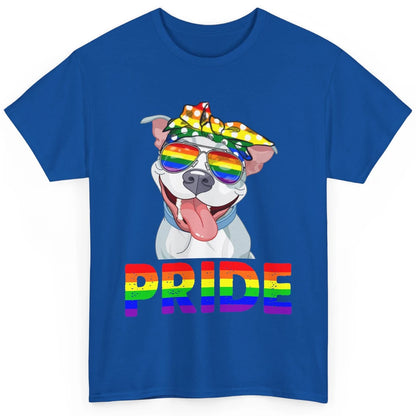 Pitbull Pride Dog Mom LGBT Gay Pride Month Classic Unisex T-Shirt