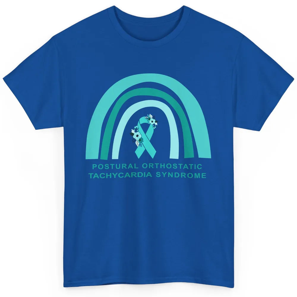POTS Postural Orthostatic Tachycardia Syndrome Turquoise Classic Unisex T-Shirt