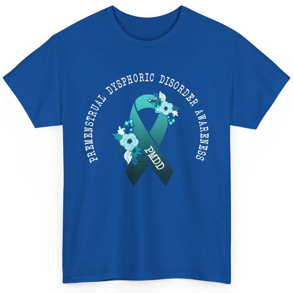 Premenstrual Dysphoric Disorder PMDD Awareness Ribbon Classic Unisex T-Shirt