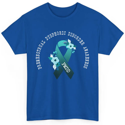 Premenstrual Dysphoric Disorder PMDD Awareness Ribbon Classic Unisex T-Shirt