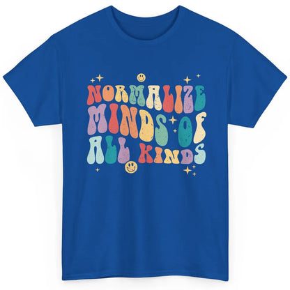 Retro Autism Normalize Minds Of All Kinds Neurodiversity Classic Unisex T-Shirt