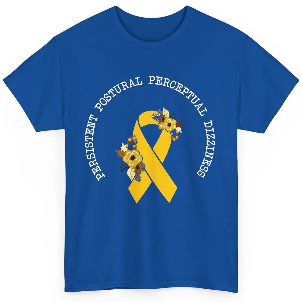 Persistent Postural-perceptual Dizziness PPPD Yellow Ribbon Classic Unisex T-Shirt