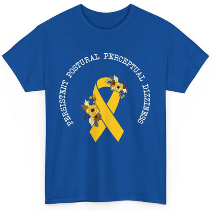 Persistent Postural-perceptual Dizziness PPPD Yellow Ribbon Classic Unisex T-Shirt