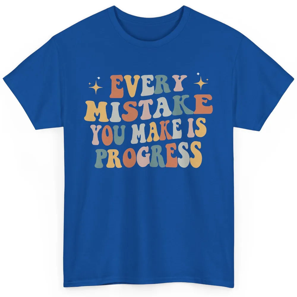 Personal Growth Mindset Therapist Mental Health Retro Boho Classic Unisex T-Shirt