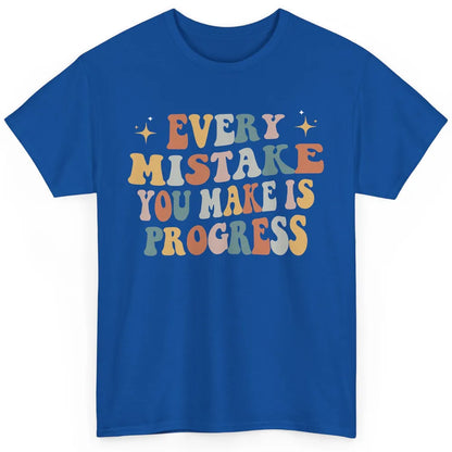 Personal Growth Mindset Therapist Mental Health Retro Boho Classic Unisex T-Shirt