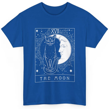 Retro Halloween Gothic Cat The Moon Tarot Card Witchcraft Classic Unisex T-Shirt