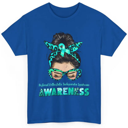 Postural Orthostatic Tachycardia Syndrome Ribbon Messy Bun Classic Unisex T-Shirt