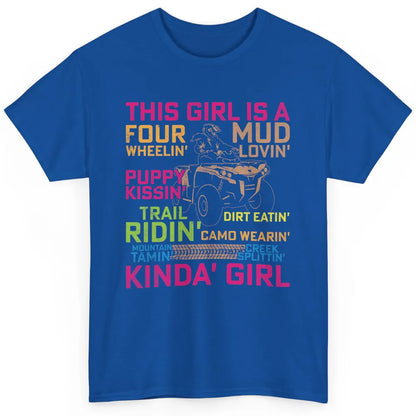 Retro Mud Quad Princess UTV ATV Rider 4 Wheel SXS Offroad Classic Unisex T-Shirt