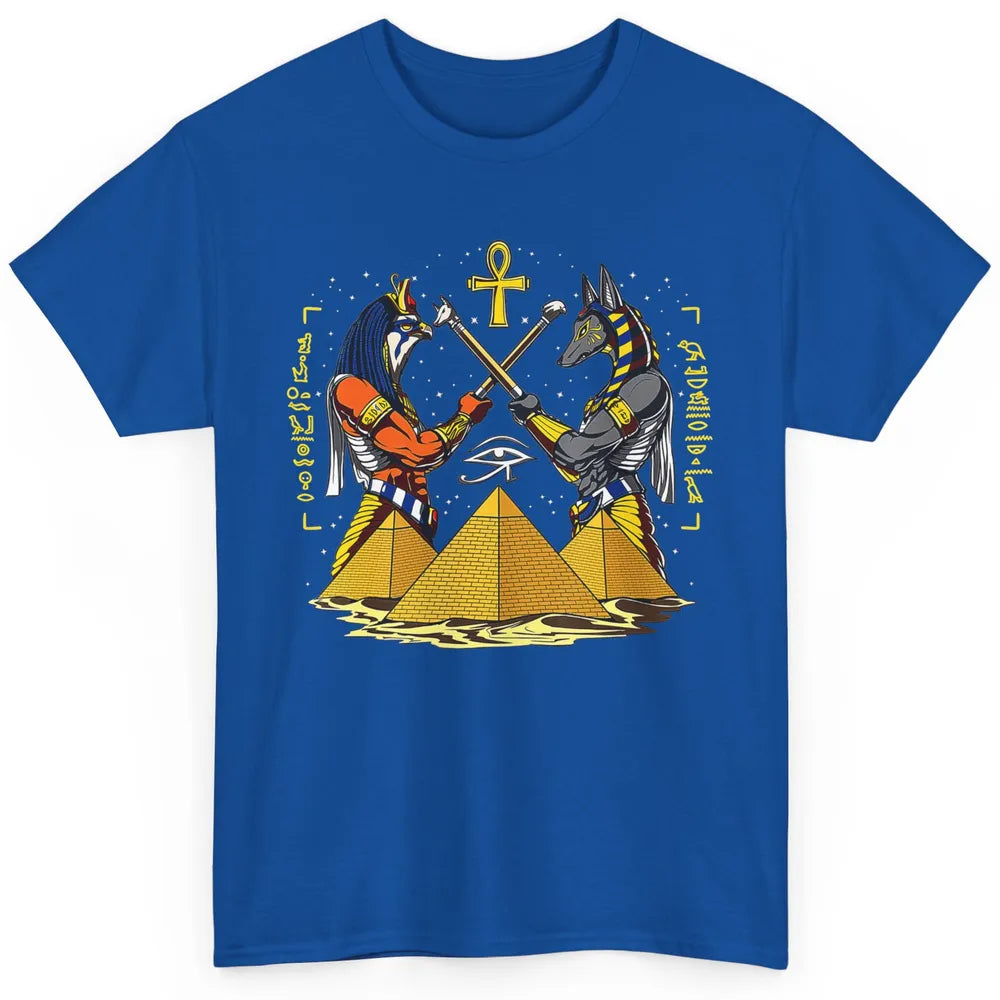 Retro Ancient Egyptian God Anubis Egypt Horus Archaeology Classic Unisex T-Shirt