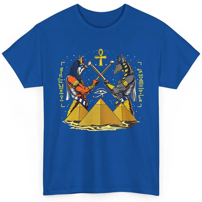 Retro Ancient Egyptian God Anubis Egypt Horus Archaeology Classic Unisex T-Shirt