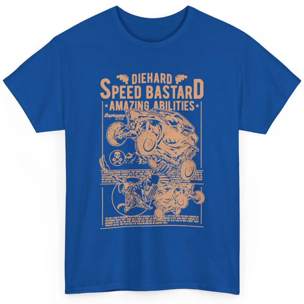 Retro ATV Speed Ride Mud Riding Dirt UTV SXS Rider Offroad Classic Unisex T-Shirt