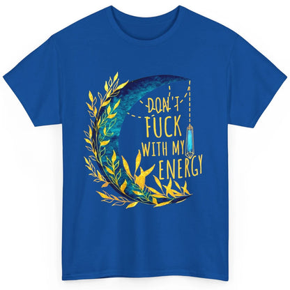 Retro Moon Witchy Don't Mess With My Energy Halloween Witch Classic Unisex T-Shirt