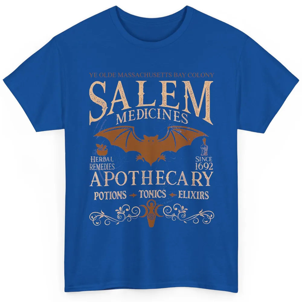 Retro Salem Apothecary Halloween Night Salem Witches 1692 Classic Unisex T-Shirt
