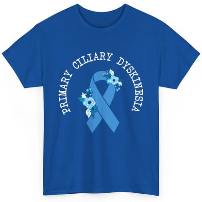 Primary Ciliary Dyskinesia Blue Ribbon Respiratory Diseases Classic Unisex T-Shirt