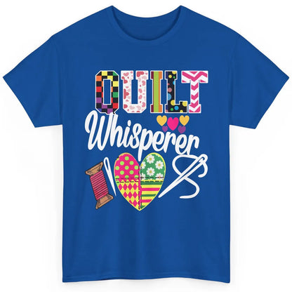 Retro Quilt Whisperer Quilting Life Sewing Life Quilt Lovers Classic Unisex T-Shirt