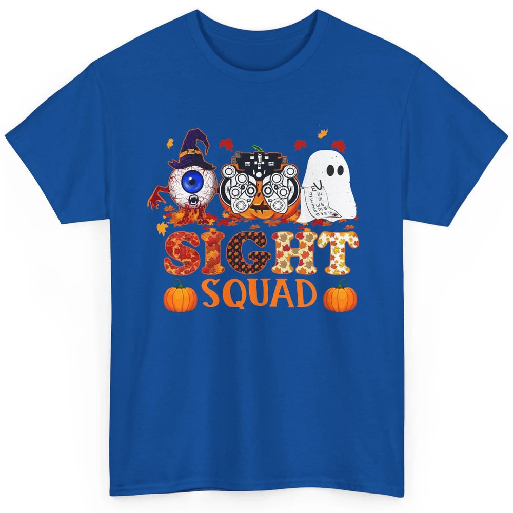 Optometrist Halloween Sight Squad Witch Pumpkin Optician Classic Unisex T-Shirt