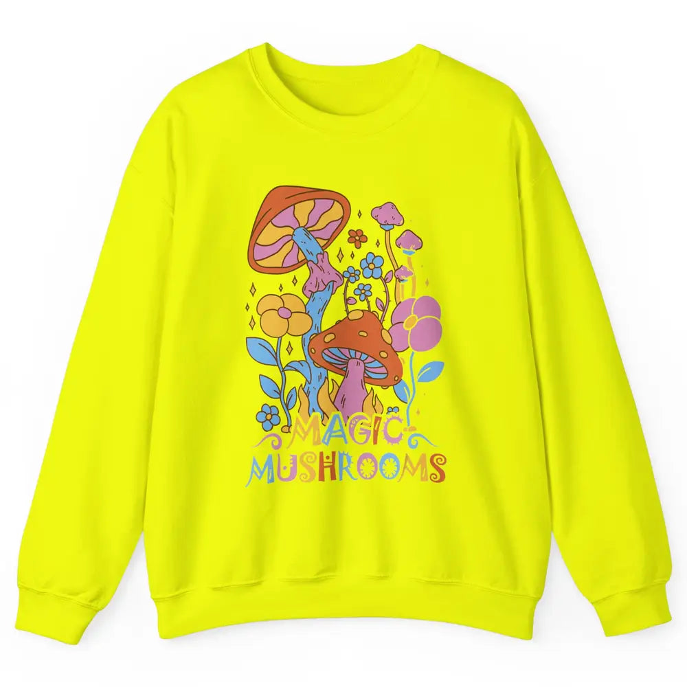 Mycology Fungi Magical Mushroom Hippie Mycologist Hunting Unisex Crewneck Sweatshirt
