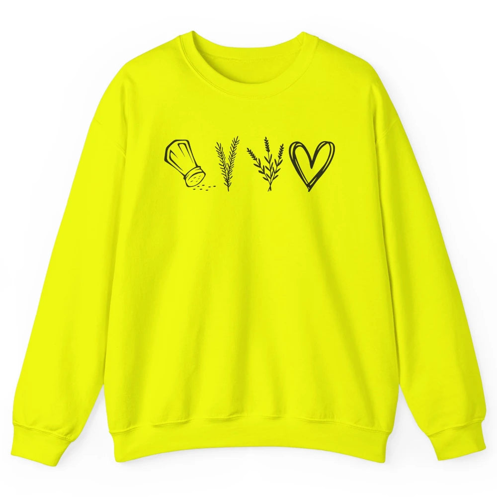 Practical Magic Witch Salt Rosemary Lavender Love Gardening Unisex Crewneck Sweatshirt