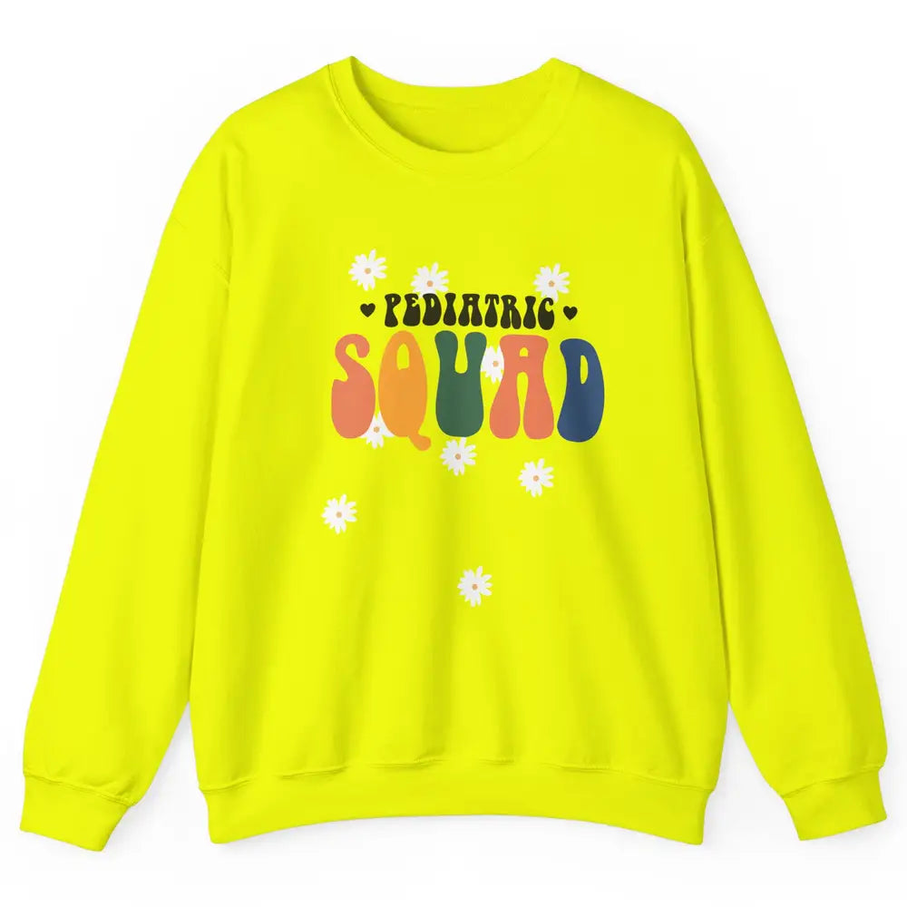 Pediatric Squad Peds Nurse Pediatric Physical Nursing School Unisex Crewneck Sweatshirt