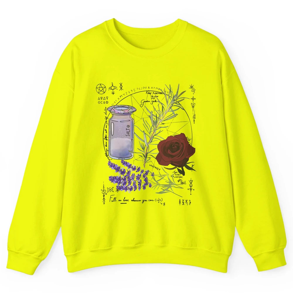 Practical Magic Gardening Card Gardeners Plant Lovers Gift Unisex Crewneck Sweatshirt